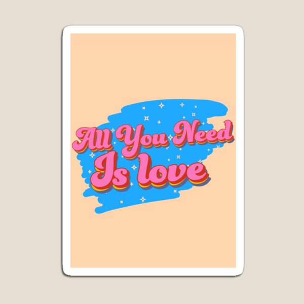 Item preview, All you need is love  designed and sold by Rosalind Chalcraft.