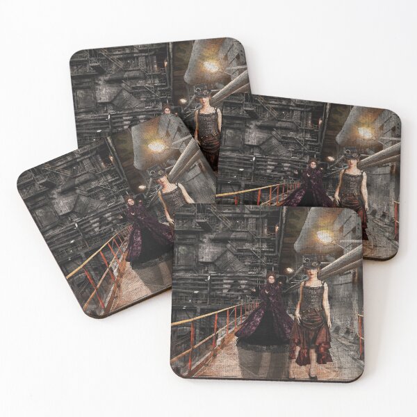 Item preview, Steampunk women on a gantry designed and sold by melbeasleyarts.
