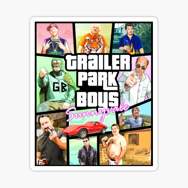 park GTA poster Sticker
