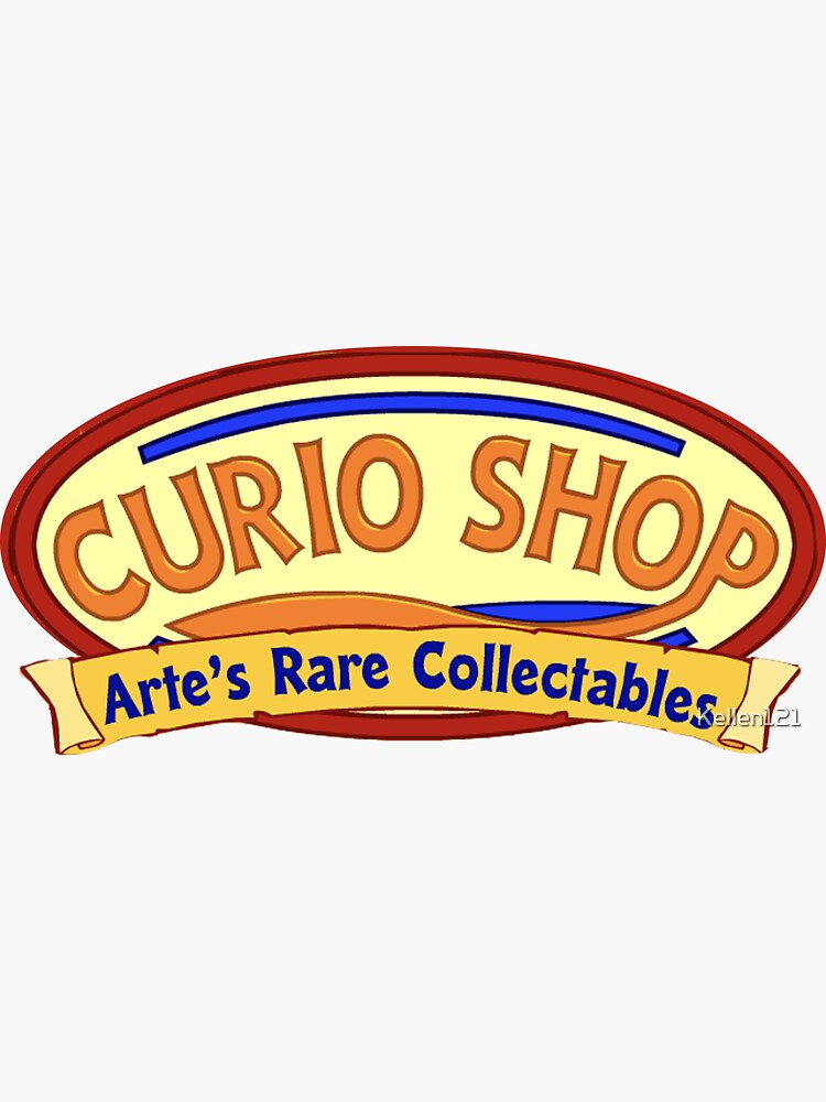 "kinz Curio Shop" Sticker by Kellen121 Redbubble