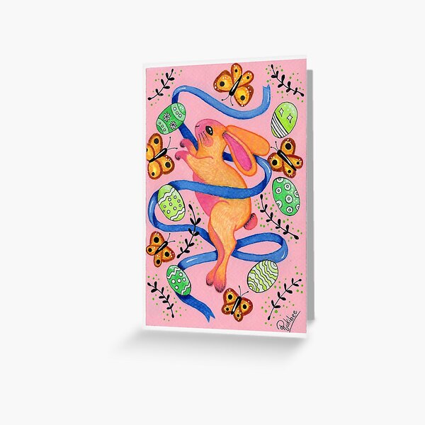 Easter Bunny Greeting Card