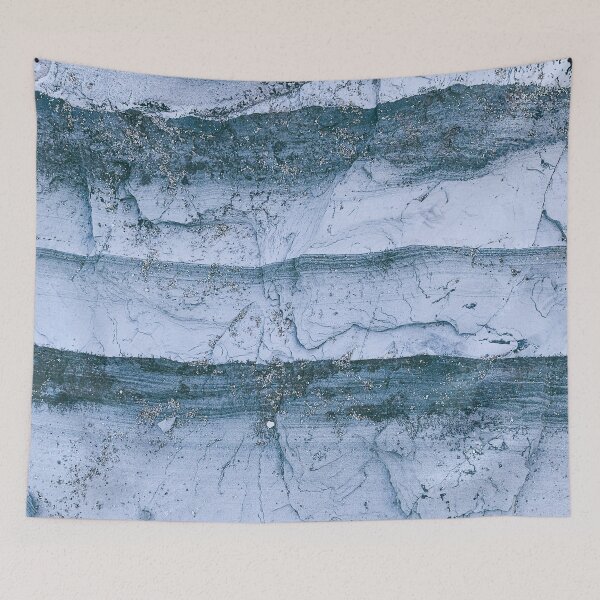 Item preview, white, blue grey marbel designed and sold by N' ajjer.