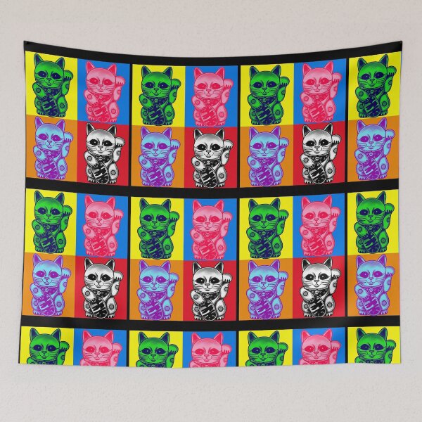 Item preview, Manekineko Pop Art Style designed and sold by teeman Nunez.
