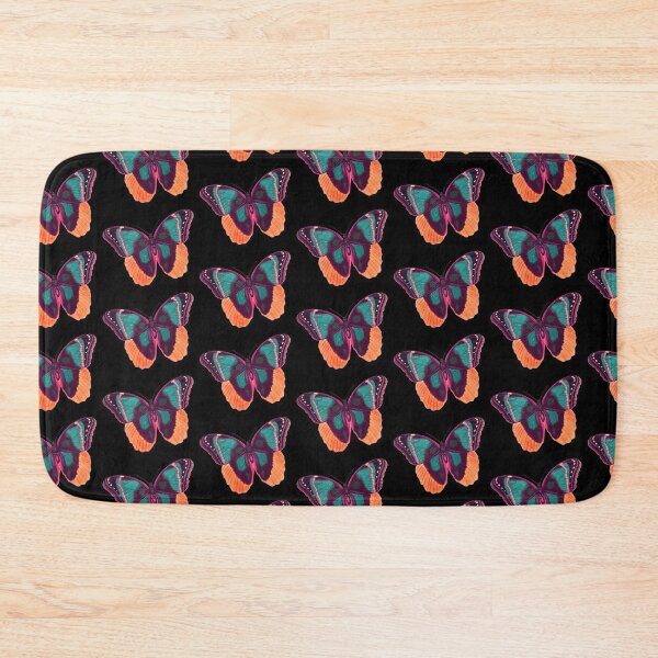 Item preview, Butterfly orange purple turquoise designed and sold by Susanne Margarete Lutz.