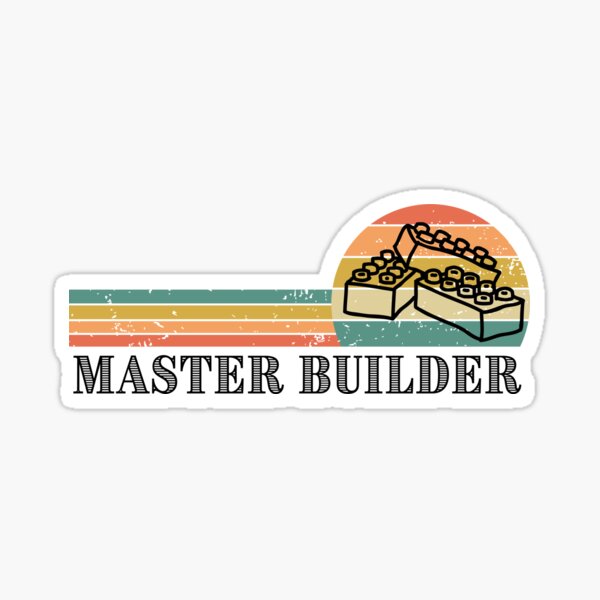 Item preview, Master Builder - Block Building Kids/Adult Birthday Gift designed and sold by Passion Isles.