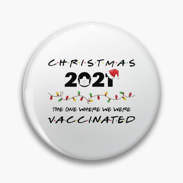 Item preview, Christmas 2021 The One Where We were Vaccinated designed and sold by OrnamentallyYou.