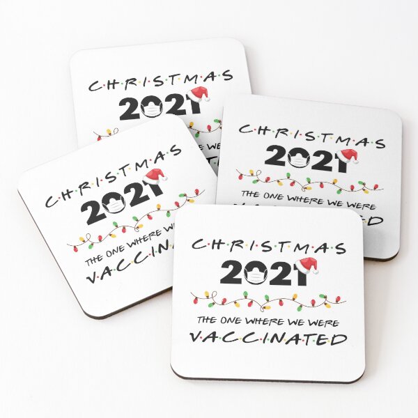Item preview, Christmas 2021 The One Where We were Vaccinated designed and sold by OrnamentallyYou.