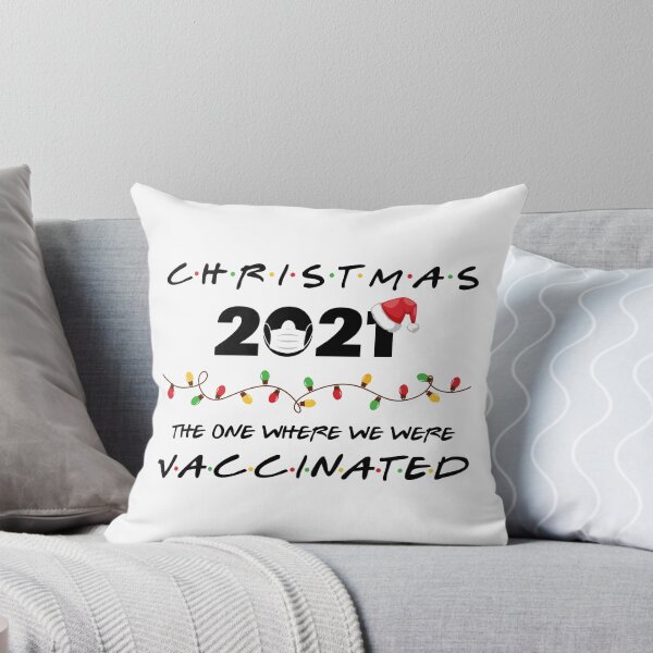 Item preview, Christmas 2021 The One Where We were Vaccinated designed and sold by OrnamentallyYou.