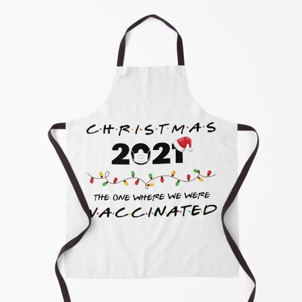 Item preview, Christmas 2021 The One Where We were Vaccinated designed and sold by OrnamentallyYou.
