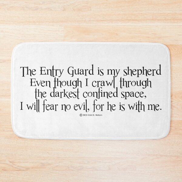 Item preview, Entry Guard; Psalm 23; Confined Space;  designed and sold by StickerApe.