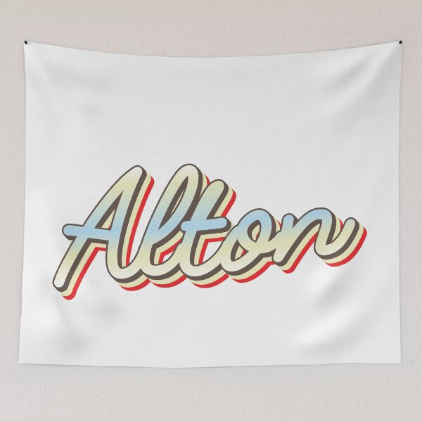 Item preview, Alton College Town Script 1 designed and sold by Lokalista.