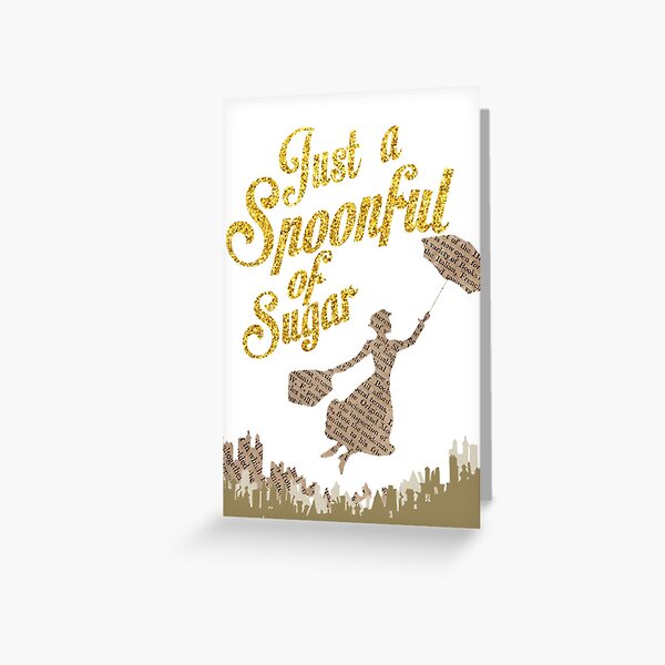 Spoonful of sugar Greeting Card