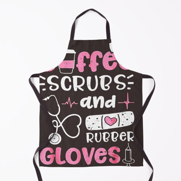 Item preview, caffee scrubs and rubber gloves designed and sold by Bichthao81.