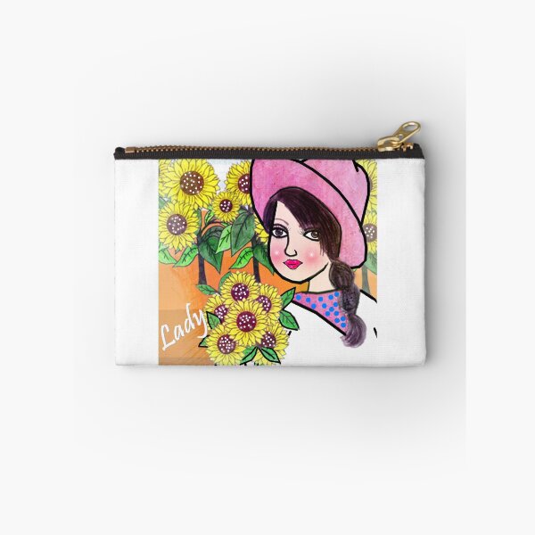 Item preview, Charming lady and flowers  designed and sold by Shirley cute art .