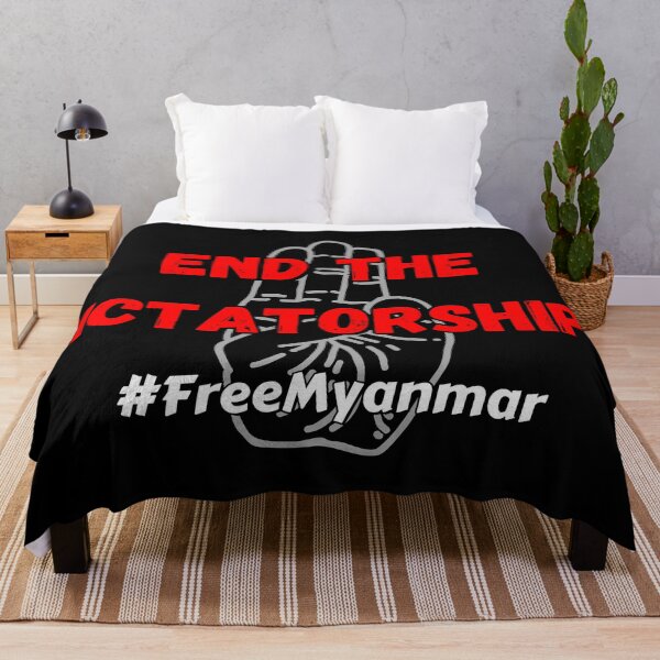 Item preview, End the dictatorship! #FreeMyanmar designed and sold by Try-It.
