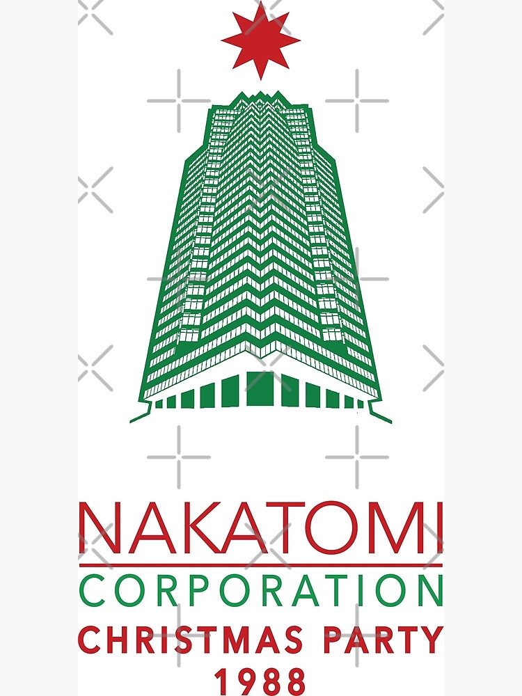 "Nakatomi Corporation Christmas Party Tower Variant" Poster by