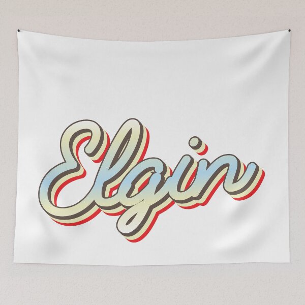 Item preview, Elgin College Town Script 1 designed and sold by Lokalista.