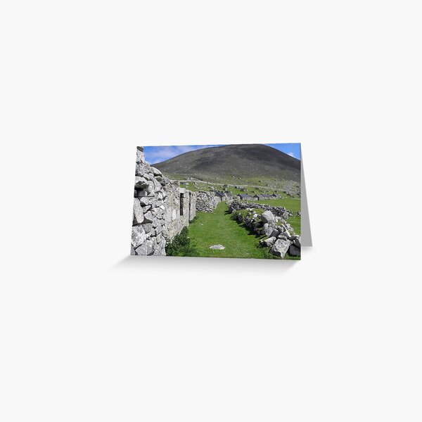 Abandoned High Street, Hirta, St Kilda Greeting Card
