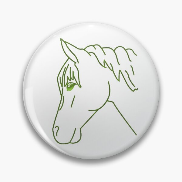 Item preview, Beautiful Green Horse Line Drawing  designed and sold by Designs-RZ.