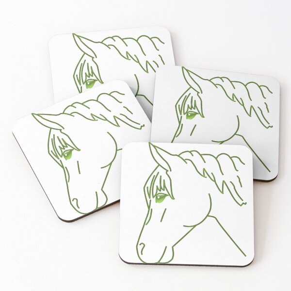 Item preview, Beautiful Green Horse Line Drawing  designed and sold by Designs-RZ.