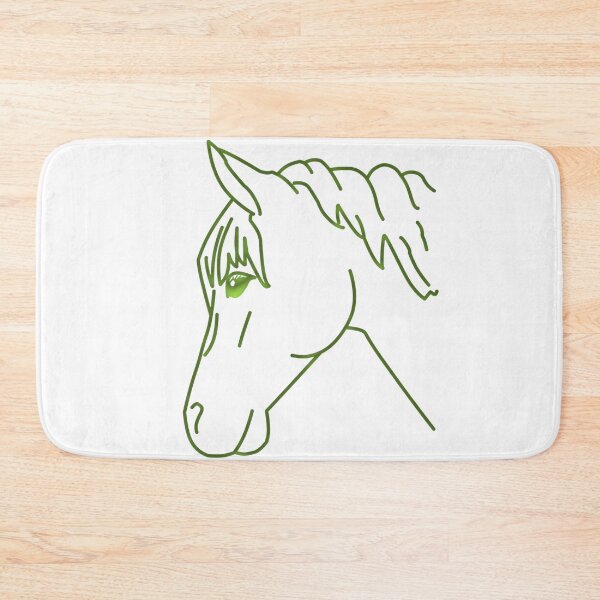 Item preview, Beautiful Green Horse Line Drawing  designed and sold by Designs-RZ.