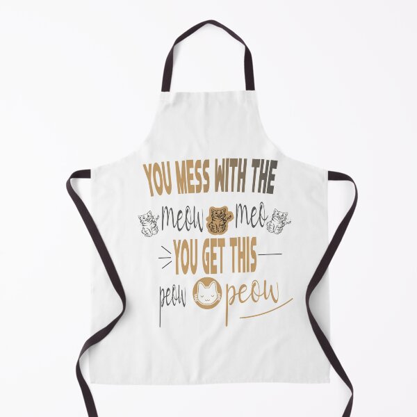 Item preview, You Mess With The Meow Meow You Get This Peow Peow T-Shirts designed and sold by Designs-RZ.