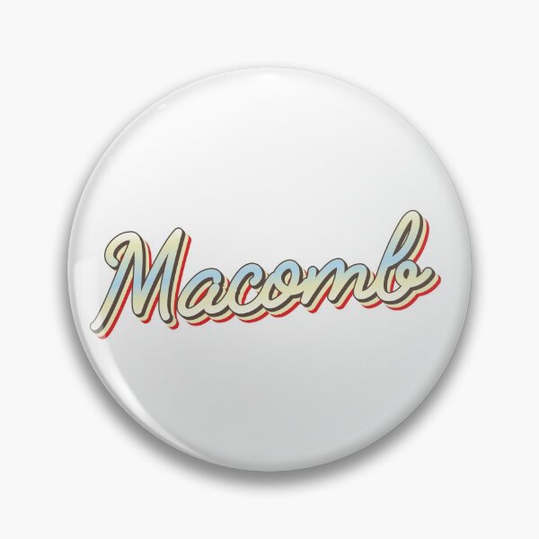 Item preview, Macomb College Town Script 1 designed and sold by Lokalista.