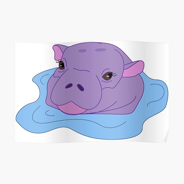 Posters Sur Le Theme B C3 b C3 Hippopotame Redbubble