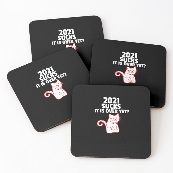 Item preview, Katzen Design, 2021 sucks It is over yet? designed and sold by GLwithUs.