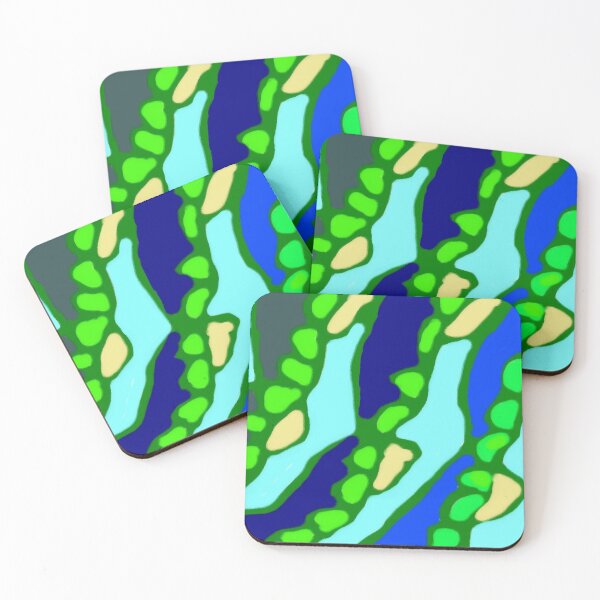 Running Rivers Coasters (Set of 4)