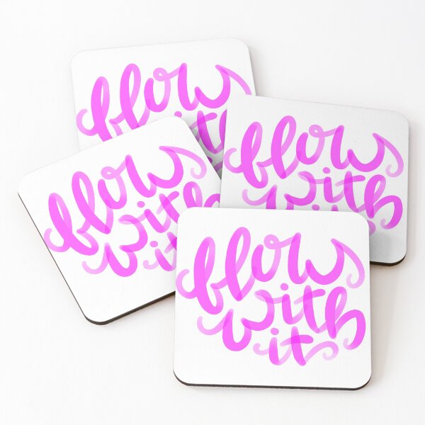 Item preview, Flow With It - Hot Pink designed and sold by Ella Sandnes.