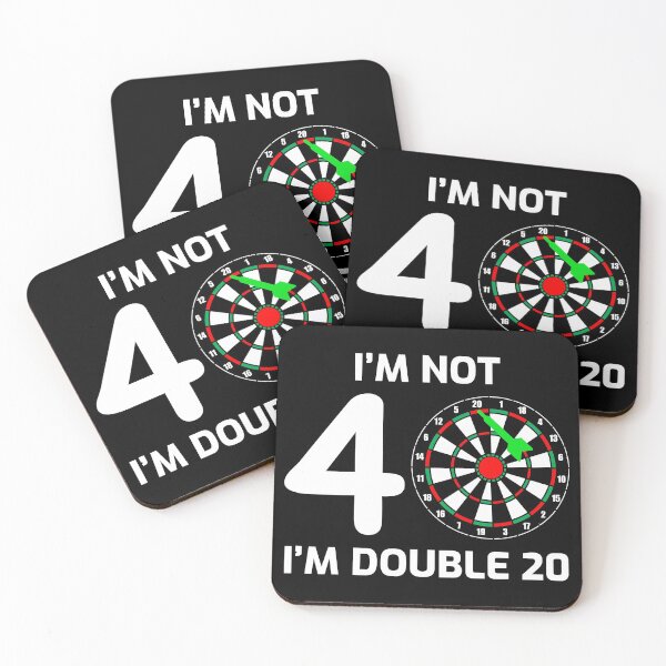 Item preview, Darts Players Bullseye Shooting 40th Birthday Gift designed and sold by CuteDesigns1.