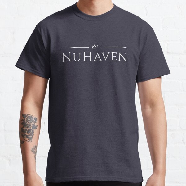  NuHaven White Logo Merchandise Classic T-Shirt