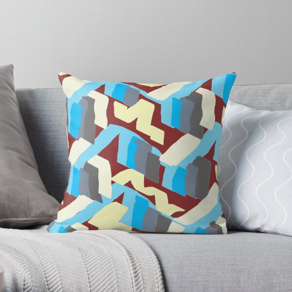Mountains Ridges Throw Pillow