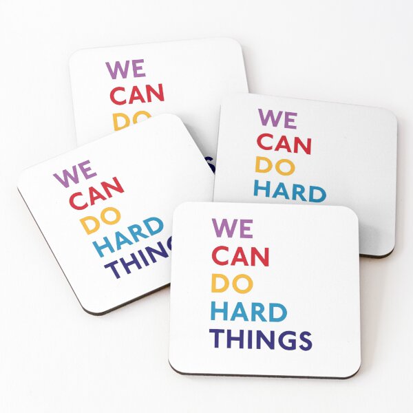 Item preview, Encouraging inspirational stickers | Waterproof vinyl decals | You can do hard things designed and sold by nocebee.