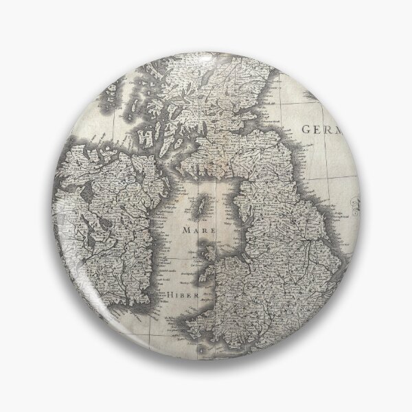 Item preview, Vintage map of British Isles England, Scotland, Ireland 1631 designed and sold by Pajs.