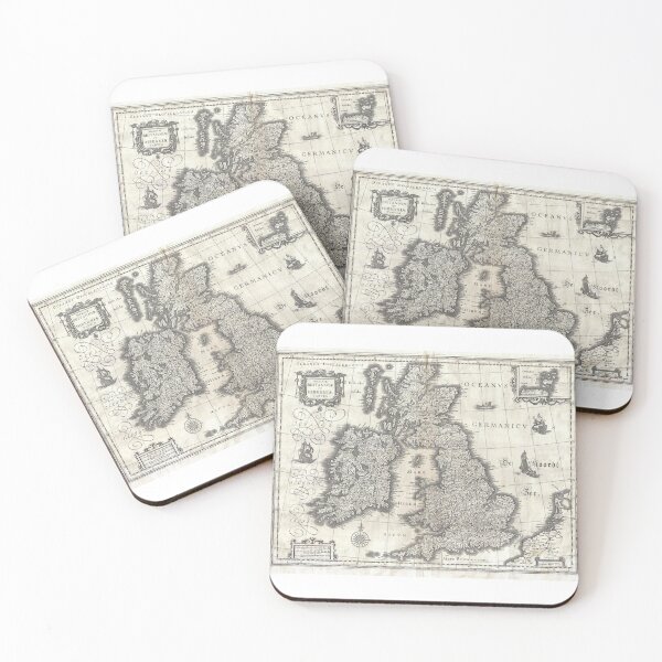 Item preview, Vintage map of British Isles England, Scotland, Ireland 1631 designed and sold by Pajs.