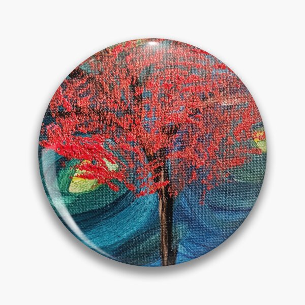 Item preview, A red leaf tree in storm designed and sold by kkartwork.