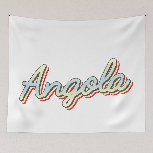 Item preview, Angola College Town Script 1 designed and sold by Lokalista.