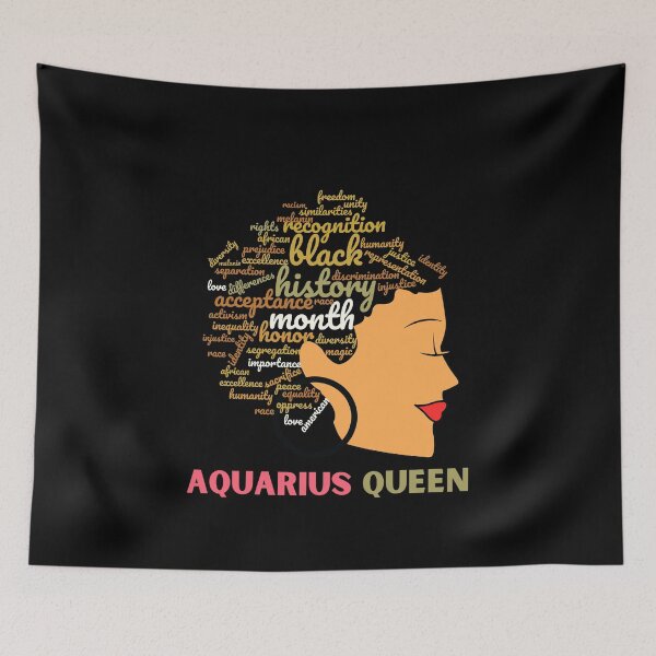 Item preview, Black History Month - Aquarius Queen Black Women's designed and sold by Passion Isles.