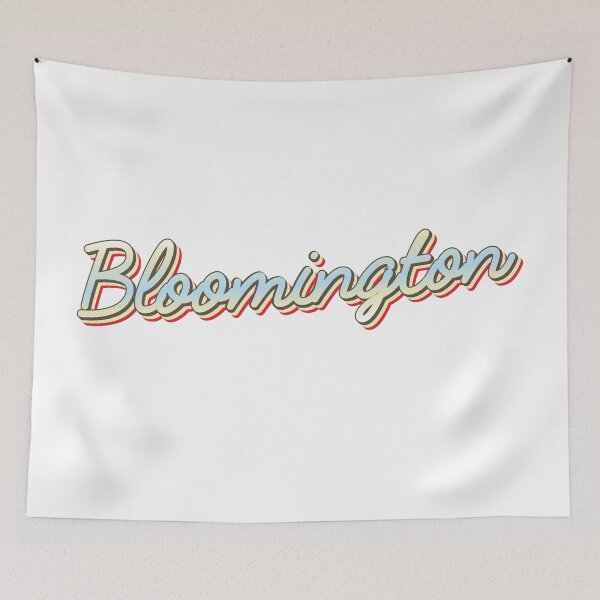 Item preview, Bloomington College Town Script 1 designed and sold by Lokalista.