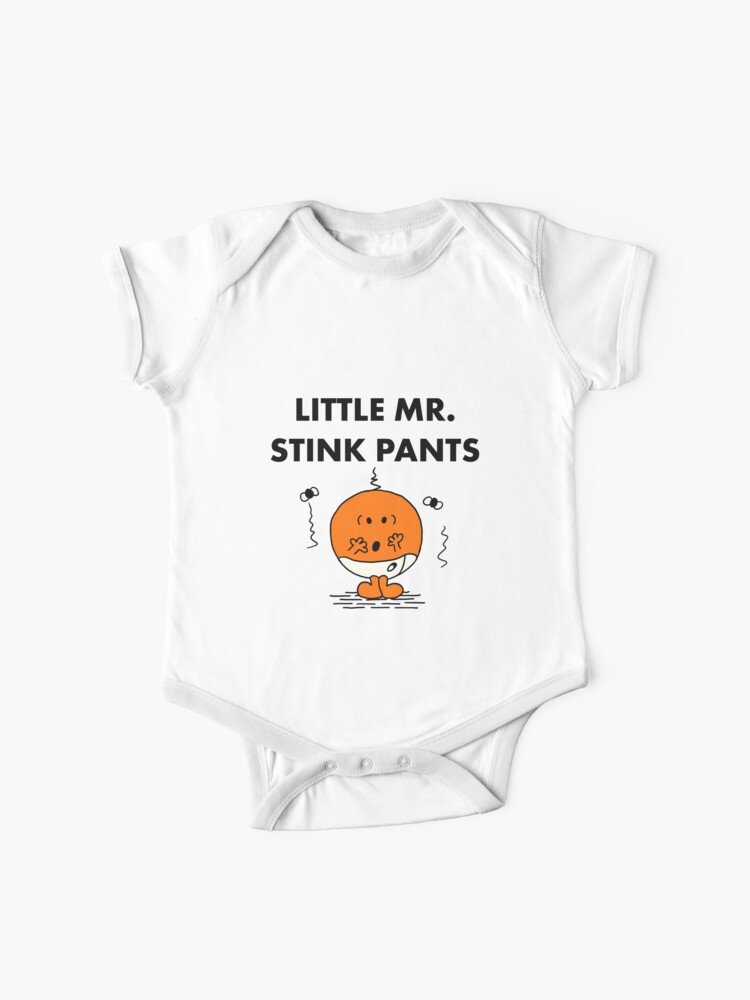 Mr Stink Pants Baby One Piece By Linesdesigns Redbubble