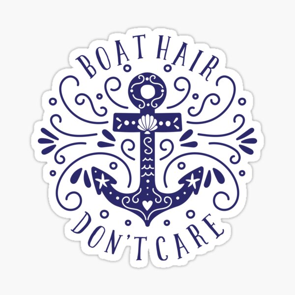 Item preview, Boat Hair Don't Care designed and sold by MakeMerry.