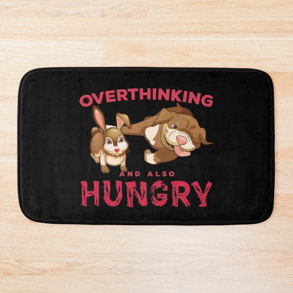 Item preview, Overthinking and also Hungry Dog Eat Hare designed and sold by OmmeDesigns.