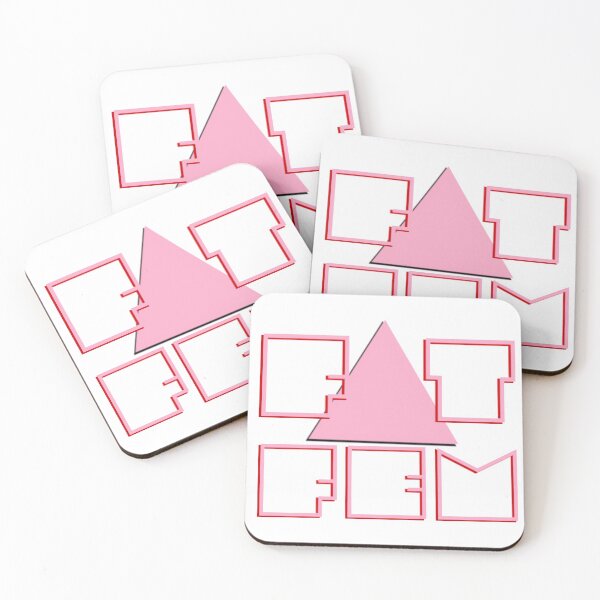 Item preview, Fat Fem  - Pink Triangle  designed and sold by DF3.