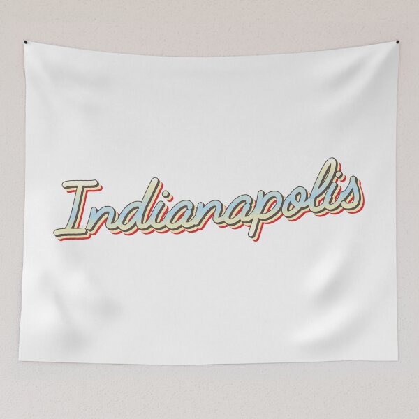 Item preview, Indianapolis College Town Script 1 designed and sold by Lokalista.