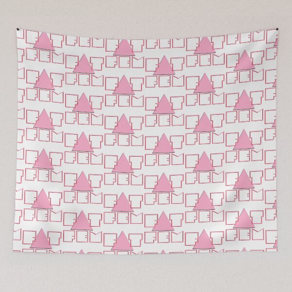Item preview, Fat Fem  - Pink Triangle  designed and sold by DF3.