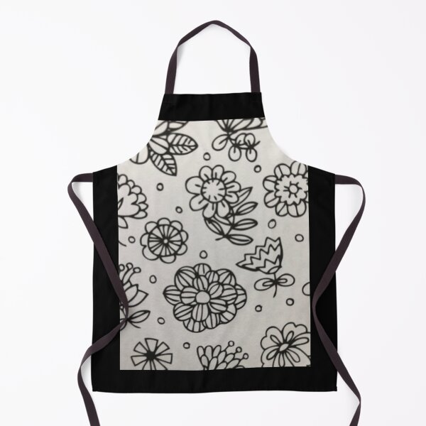 Item preview, Floral Drawing (black and white)  designed and sold by T1D4ever.