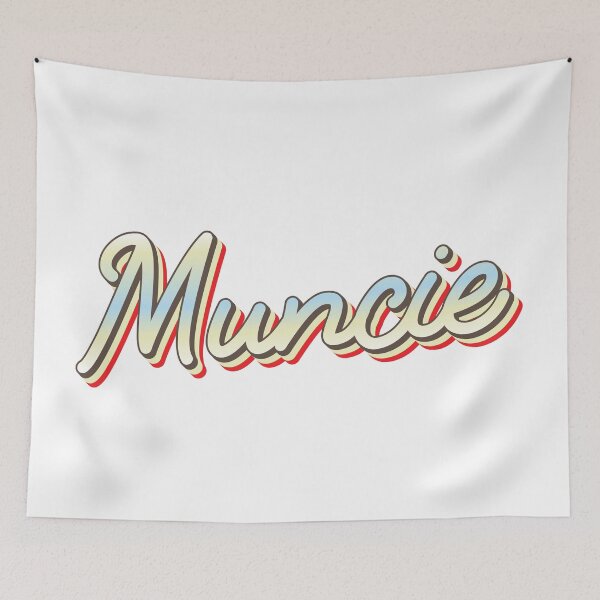 Item preview, Muncie College Town Script 1 designed and sold by Lokalista.