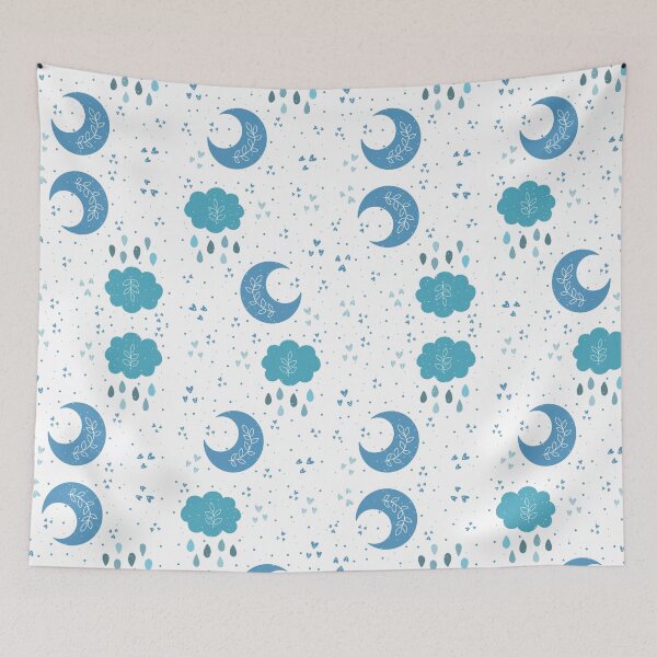 Aperçu de l'œuvre Motif de nuages mignon 18 créée et vendue par Creative Colors99.
